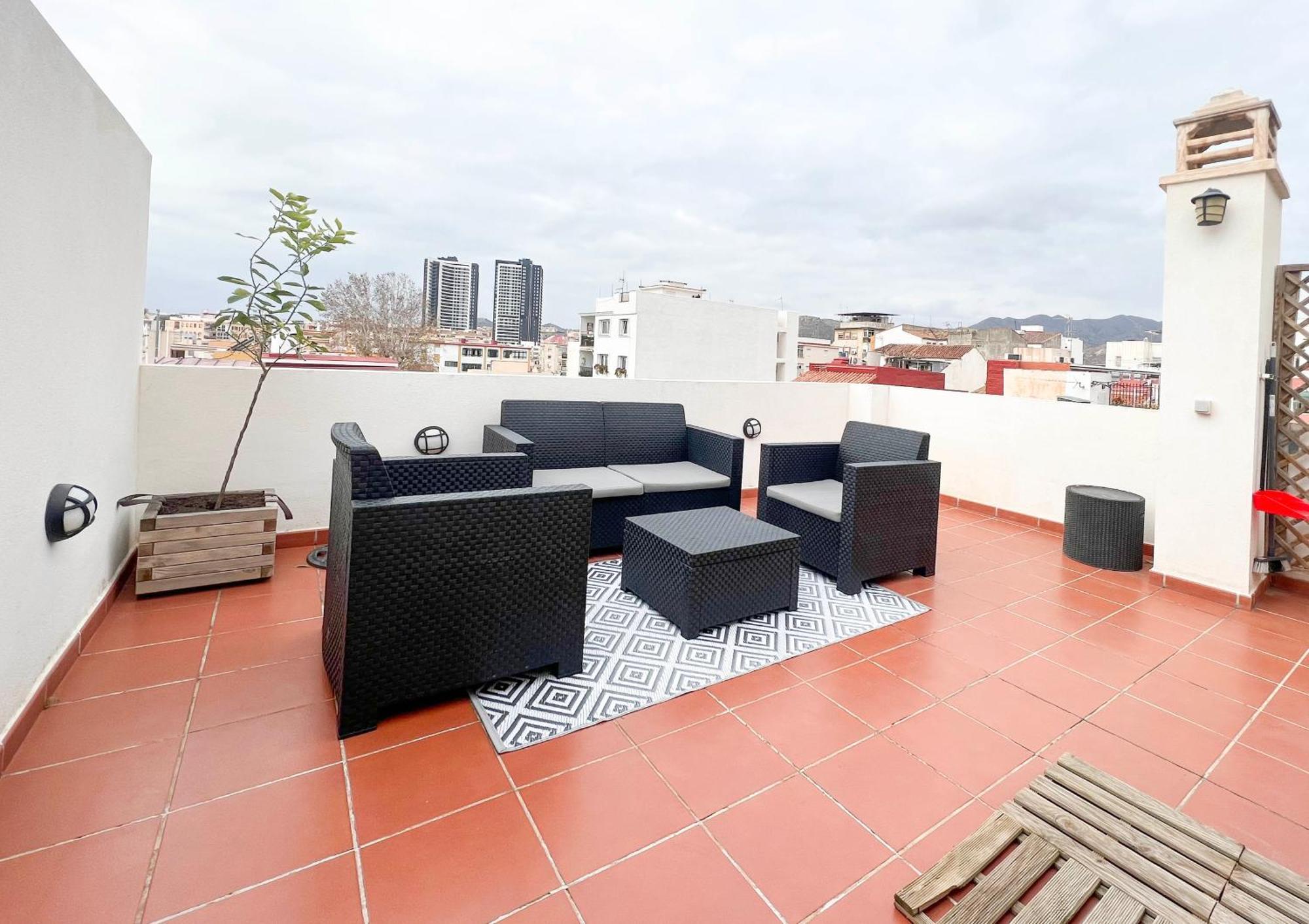 Barcelo 30, Terrace, Center, Garage On Request, Quite Neighborhood, Ba Apartment Malaga Ngoại thất bức ảnh