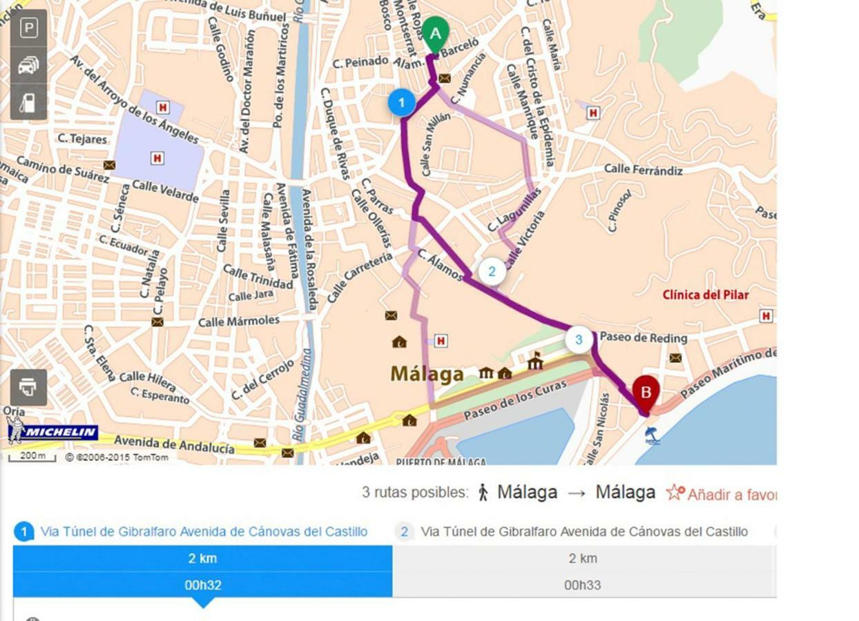 Barcelo 30, Terrace, Center, Garage On Request, Quite Neighborhood, Ba Apartment Malaga Ngoại thất bức ảnh